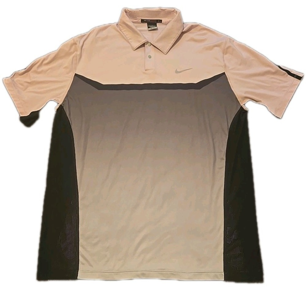 Nike Men's Polo Shirt in pink , Black, Gray